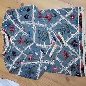Nomadic Traders hand knitted sweater size medium